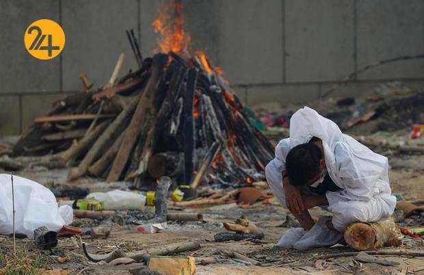 داغداران جانباختگان کرونایی در هند