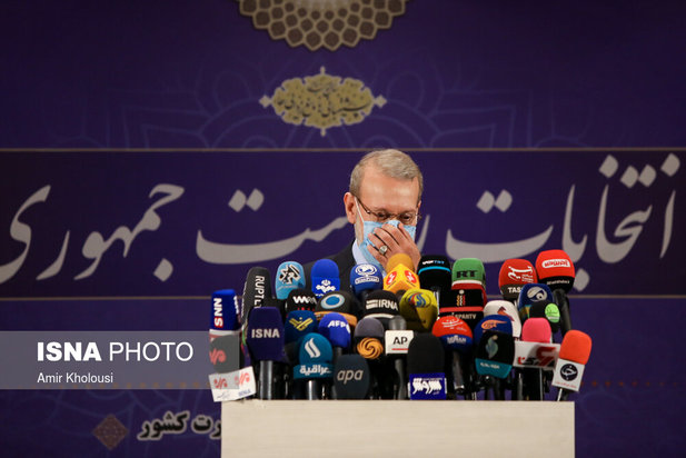 حضور علی لاریجانی در پنجمین روز ثبت‌نام داوطلبان انتخابات ریاست جمهوری ۱۴۰۰