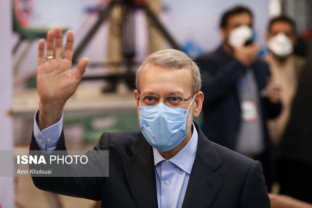 حضور علی لاریجانی در پنجمین روز ثبت‌نام داوطلبان انتخابات ریاست جمهوری ۱۴۰۰