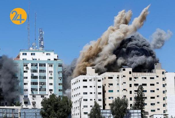 موشکباران ساختمان شبکه الجزیره و خبرگزاری آسوشیتدپرس در غزه