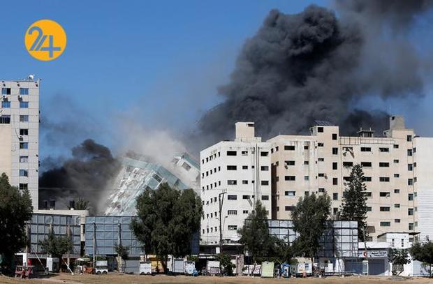 موشکباران ساختمان شبکه الجزیره و خبرگزاری آسوشیتدپرس در غزه