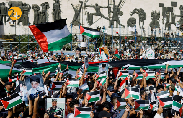 تجمعات گسترده در حمایت از فلسطین