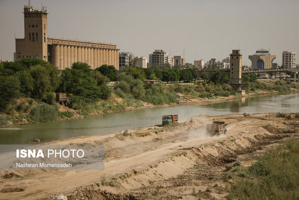 رود کارون در حال احتضار