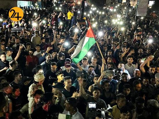 جشن مردم غزه بعد از آتش‌بس