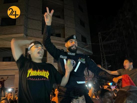 جشن مردم غزه بعد از آتش‌بس