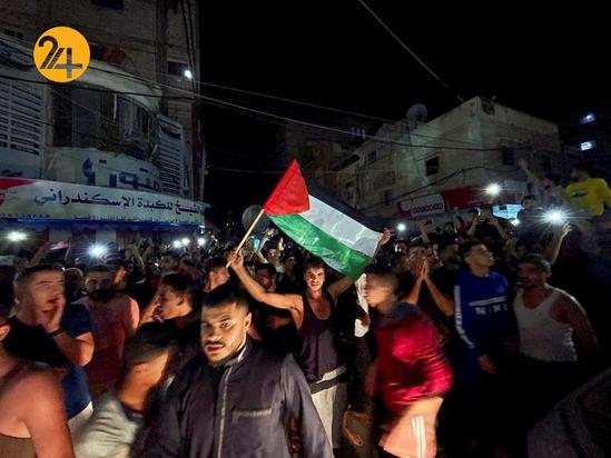 جشن مردم غزه بعد از آتش‌بس