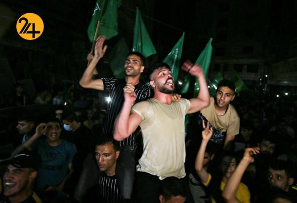 جشن مردم غزه بعد از آتش‌بس