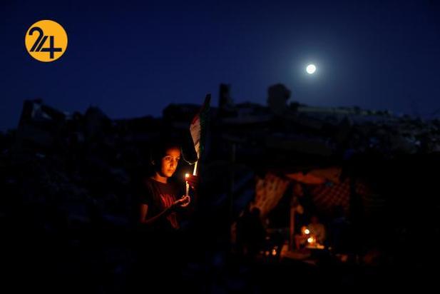 تصاویر دردناک از مردم غزه میان ویرانه‌ها