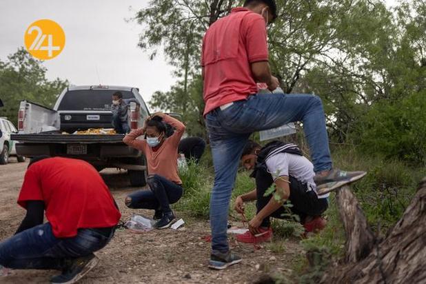 دستگیری مهاجران در مرز مکزیک و آمریکا