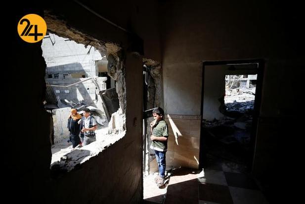 زندگی آوارگان غزه در میان پاره‌های آجر