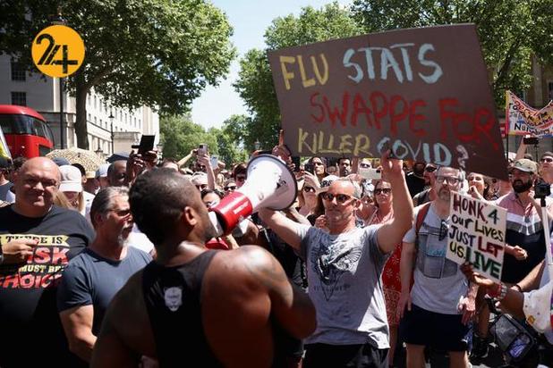 اعتراضات ضد قرنطینه در بریتانیا