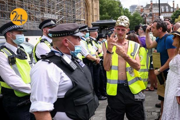 اعتراضات ضد قرنطینه در بریتانیا