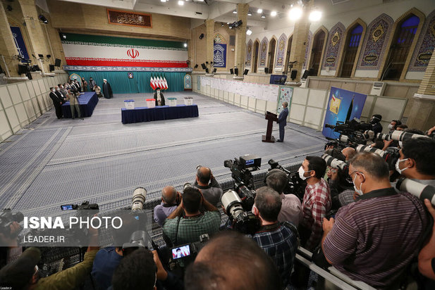 حضور رهبری پای صندوق رای