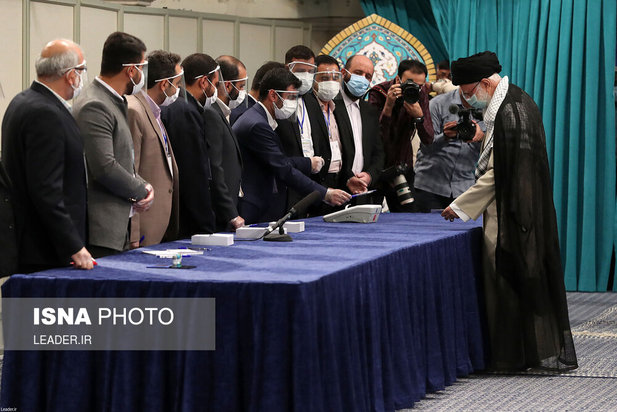 حضور رهبری پای صندوق رای