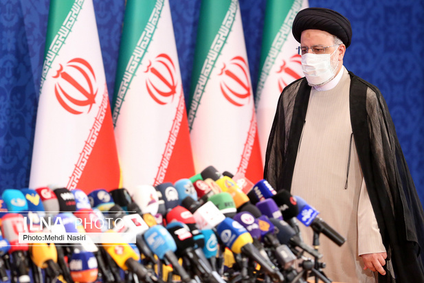 نخستین نشست خبری ابراهیم رئیسی رئیس جمهوری منتخب