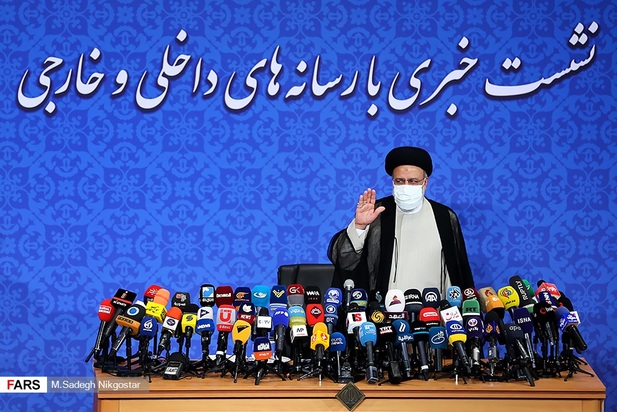 نخستین نشست خبری ابراهیم رئیسی رئیس جمهوری منتخب