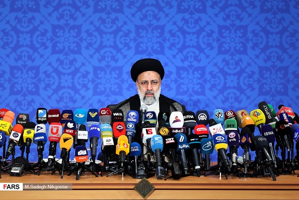 نخستین نشست خبری ابراهیم رئیسی رئیس جمهوری منتخب