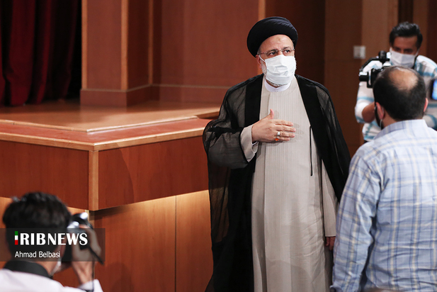 نخستین نشست خبری ابراهیم رئیسی رئیس جمهوری منتخب