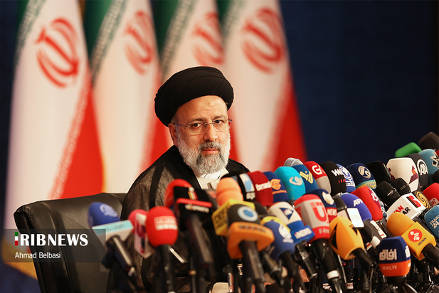 نخستین نشست خبری ابراهیم رئیسی رئیس جمهوری منتخب