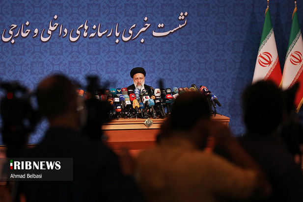 نخستین نشست خبری ابراهیم رئیسی رئیس جمهوری منتخب