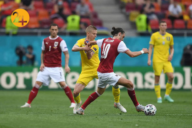 دیدار تیم‌های اوکراین و اتریش