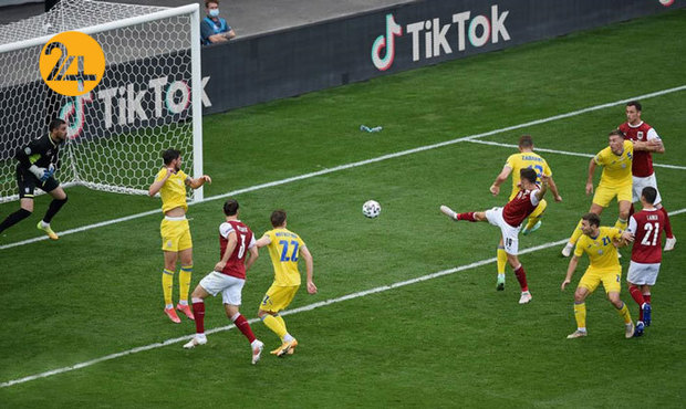 دیدار تیم‌های اوکراین و اتریش