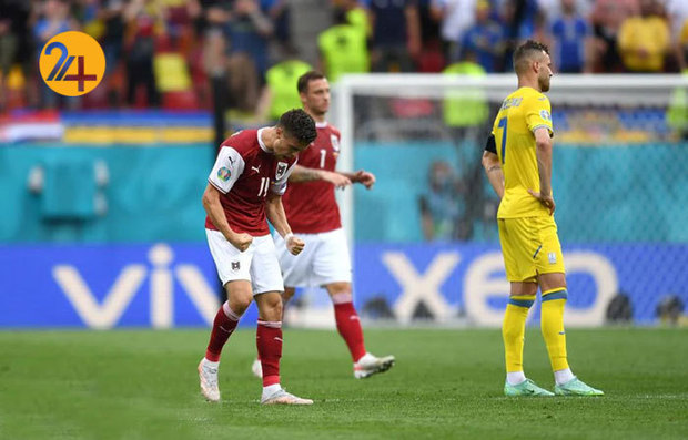 دیدار تیم‌های اوکراین و اتریش