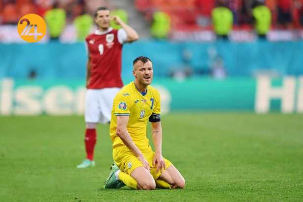 دیدار تیم‌های اوکراین و اتریش