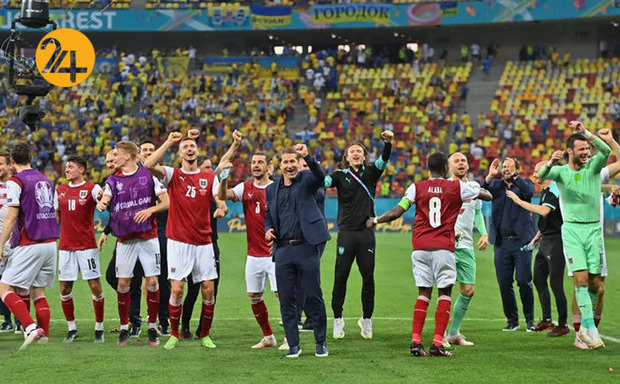 دیدار تیم‌های اوکراین و اتریش