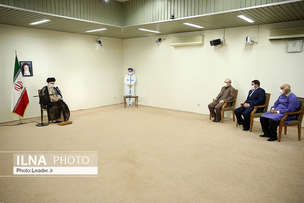 دریافت دُز اول واکسن ایرانی کوو برکت توسط رهبر انقلاب