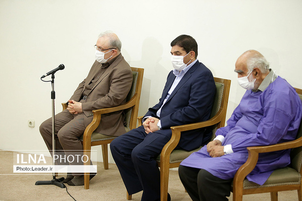 دریافت دُز اول واکسن ایرانی کوو برکت توسط رهبر انقلاب