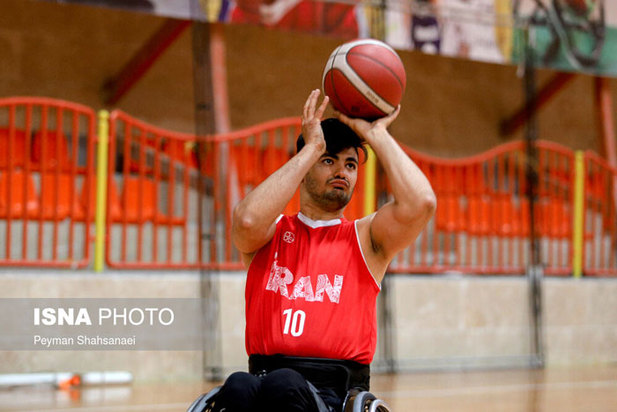 اردوی تیم ملی بسکتبال با ویلچر در نصف جهان