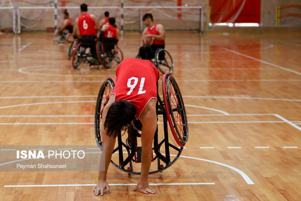 اردوی تیم ملی بسکتبال با ویلچر در نصف جهان