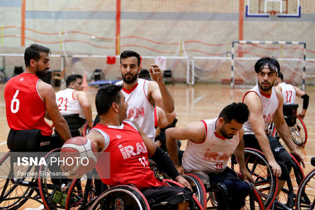 اردوی تیم ملی بسکتبال با ویلچر در نصف جهان