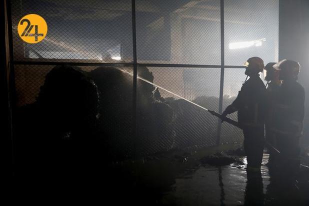 آتش سوزی در کارخانه تولید آبمیوه در بنگلادش