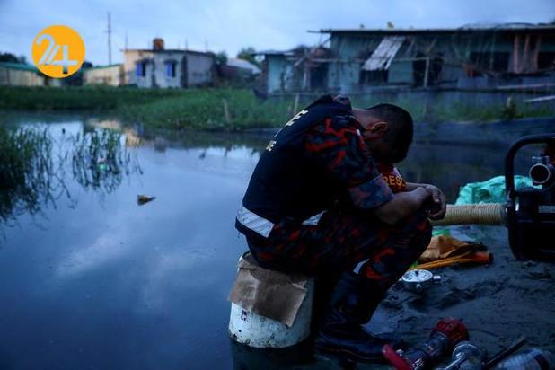 آتش سوزی در کارخانه تولید آبمیوه در بنگلادش