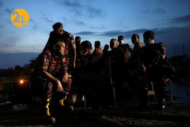 آتش سوزی در کارخانه تولید آبمیوه در بنگلادش