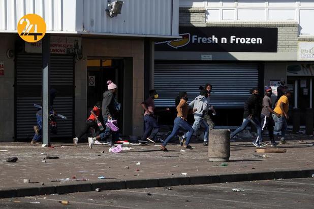 تظاهرات علیه بازداشت رئیس‌جمهور سابق آفریقای جنوبی