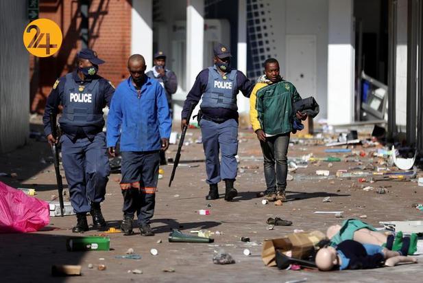 تظاهرات علیه بازداشت رئیس‌جمهور سابق آفریقای جنوبی