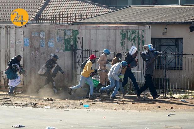 تظاهرات علیه بازداشت رئیس‌جمهور سابق آفریقای جنوبی