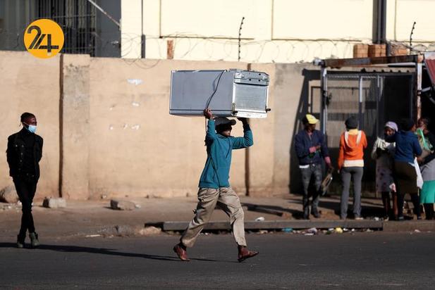 تظاهرات علیه بازداشت رئیس‌جمهور سابق آفریقای جنوبی