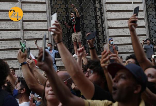 جشن قهرمانی تیم ملی ایتالیا