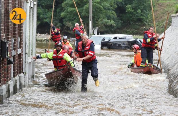 بارندگی شدید در غرب اروپا