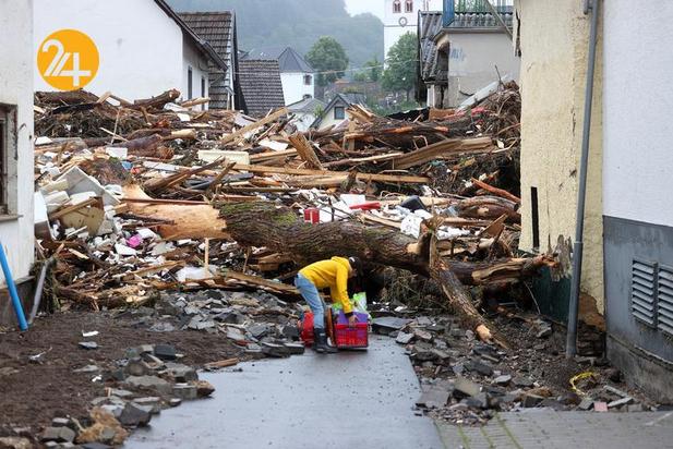 بارندگی شدید در غرب اروپا