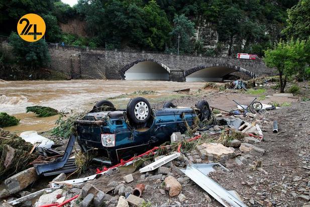 بارندگی شدید در غرب اروپا