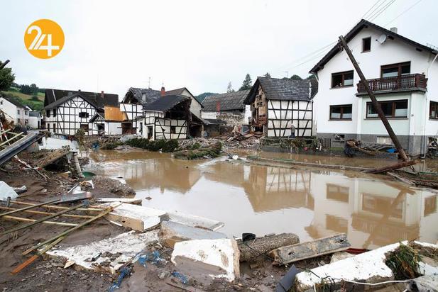 بارندگی شدید در غرب اروپا