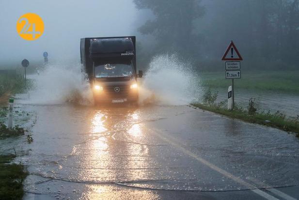 بارندگی شدید در غرب اروپا
