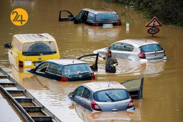 سیل در غرب اروپا