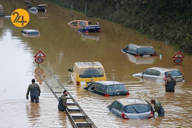 سیل در غرب اروپا