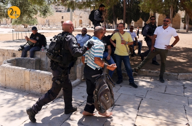 حمله نظامیان صهیونیستی به مسجدالاقصی